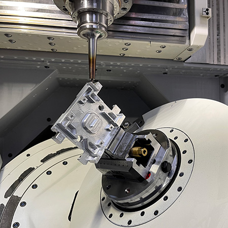 Complex Precision Component, 5-axis CNC Milling, Makino a500Z, Precision Machining Malaysia.